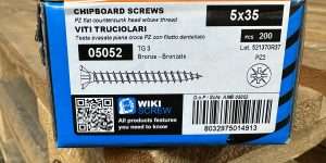 Viti truciolari TSP+ - 5x35 bronzate - 200pz